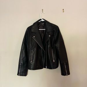 Womans Topshop Leather Jacket